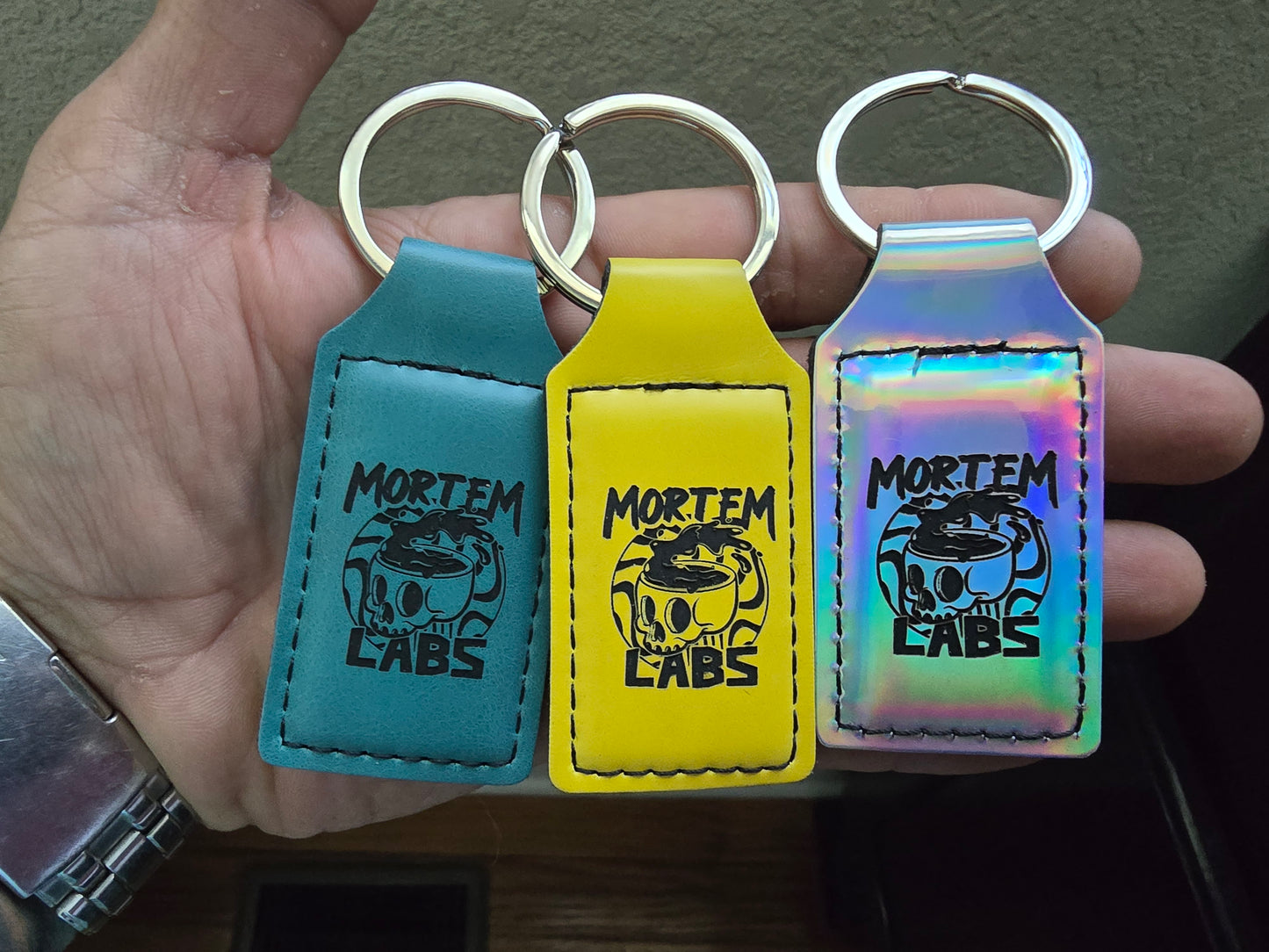 Mortem Labs Logo Keychain