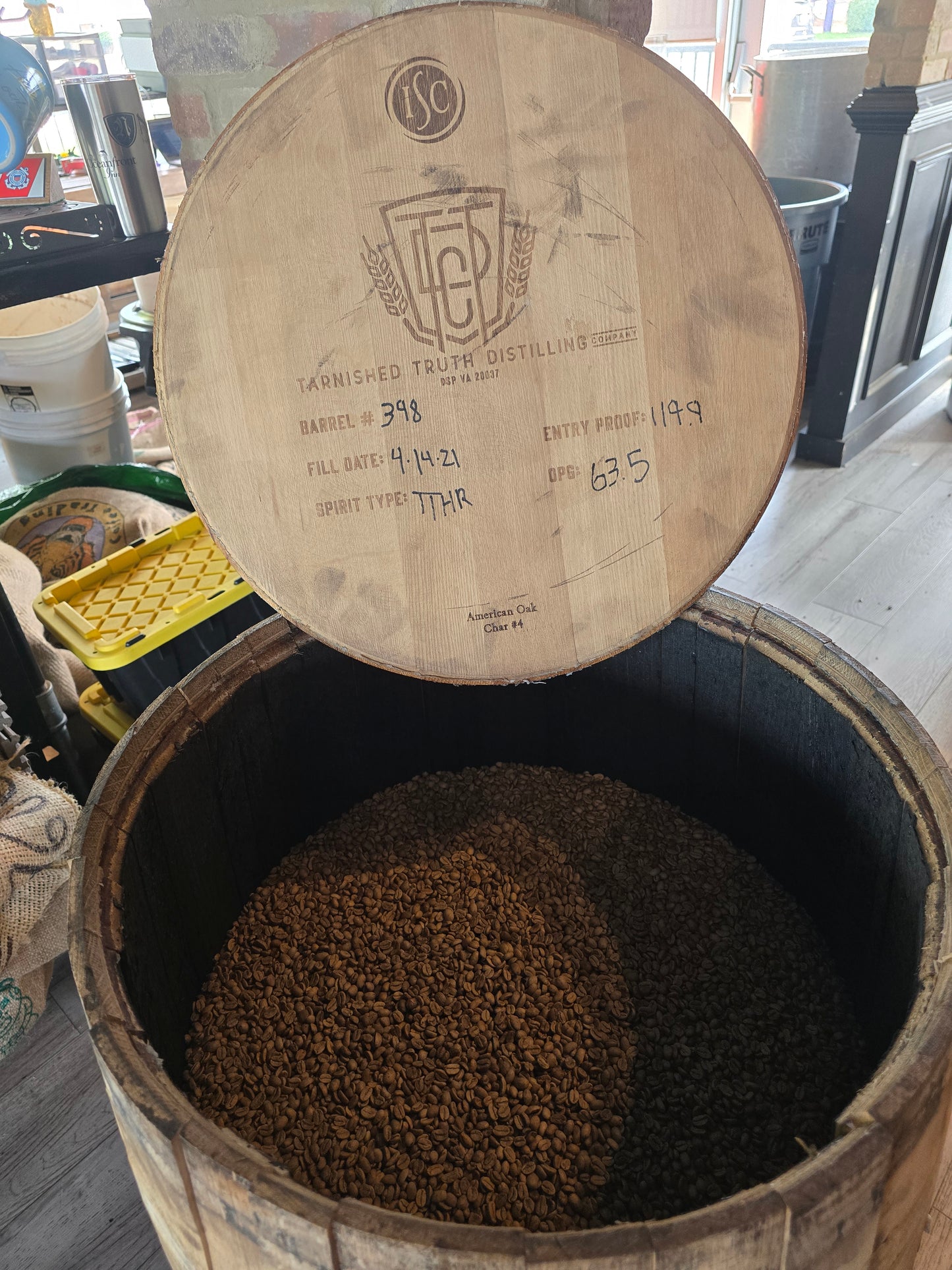 Whiskey Barrel Aged Coffee