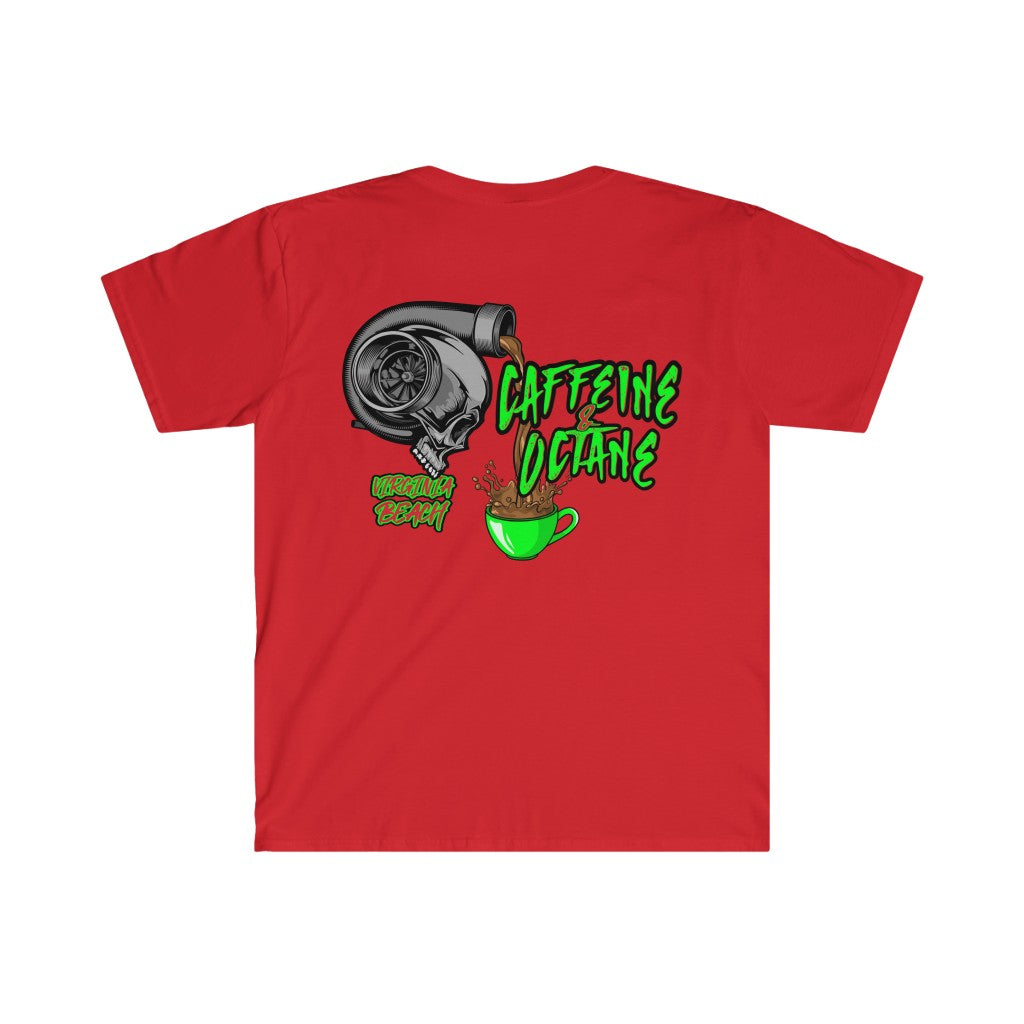 Caffeine & Octane Unisex Softstyle T-Shirt