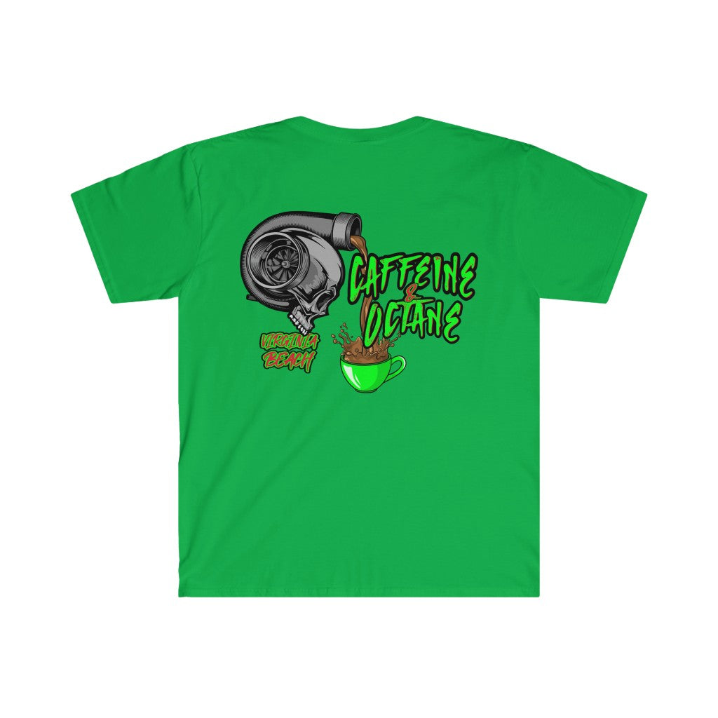 Caffeine & Octane Unisex Softstyle T-Shirt